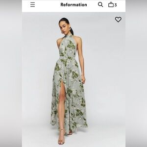 Reformation Andre Dress in Tea Garden